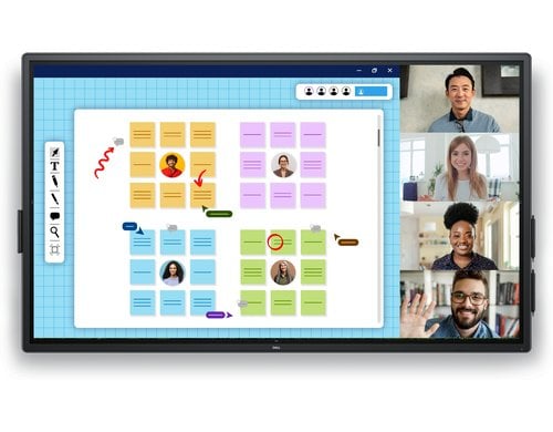 Dell Pro 75 Plus 4K, Touch 3840x2160, DP, HDMI, USB-C, USB