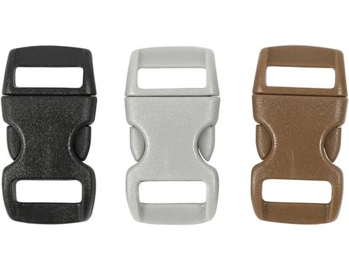 Creativ Company Klickverschluss 29 mm x 15 mm, Lochgrösse 3 x11 mm,100 Stk