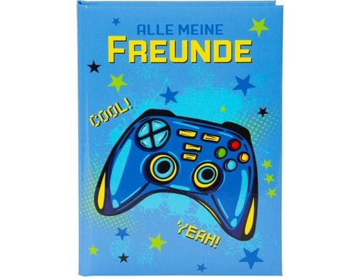 Goldbuch Freundebuch Controller 1 Stück, Grösse: A5, 88 Seiten Illustriert