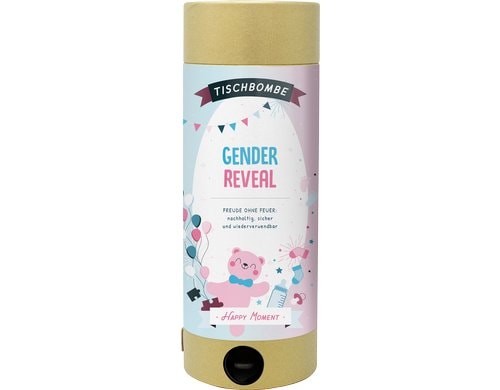 Artoz Tischbombe ohne Anzünden Gender Reveal Girl