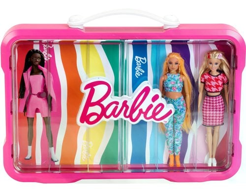 Klein-Toys Barbie Sammelkoffervitrine