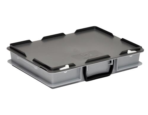 Utz Koffer 400x300x81 Deckel mit Schnappverschlüssen