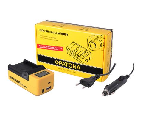 PATONA Synchron USB Ladegerät Canon BP914 für Canon BP911, BP914