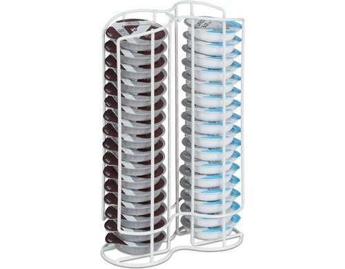 relaxdays, Kapselspender Tassimo für 32 Kap für 32 Kapseln, Weiss