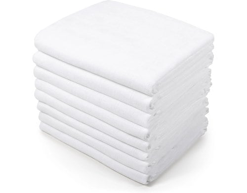 Makian Mullwindeln 80x80cm 10-er Pack, Weiss