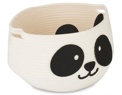 Relaxdays Filz Aufbewahrungskorb Panda