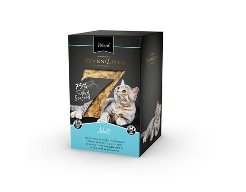 7Lives Adult Thunfisch mit Garnelen 6x60g in Fischbrühe