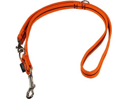 Grossenbacher Leine 180cm/20mm Schwarz/Orange