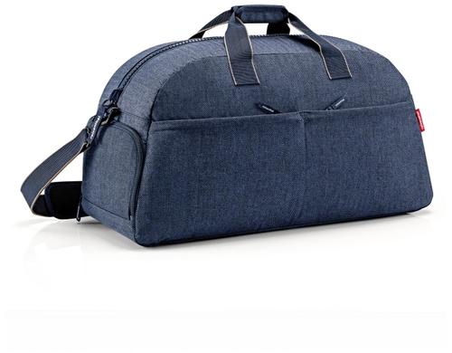 Reisenthel Reisetasche overnighter plus herringbone dark blue, 50l, 70 x 38 x 29 cm