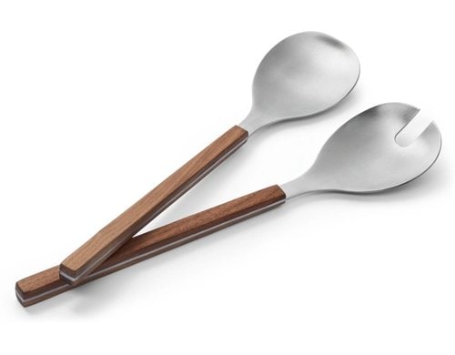 PHILIPPI Salatbesteck Brick Nussbaum/Edelstahl 31 cm 2 tlg.