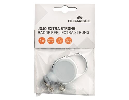 Durable Ausweishalter Jojo extra strong grau