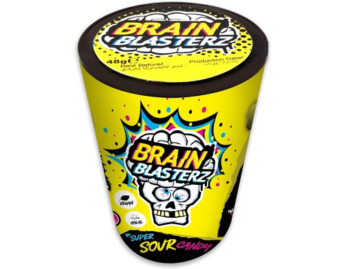 Brain Blasterz Sour Hard Candy 48 g