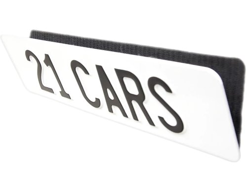 21CARS Klett Kennzeichenhalter Premium Set