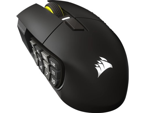 Corsair SCIMITAR ELITE WIRELESS SE gun metal, 33000dpi