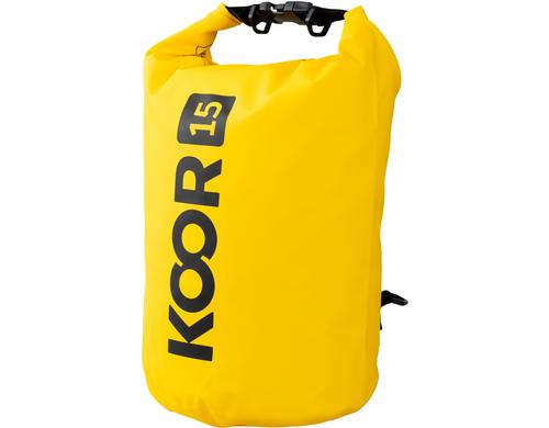 KOOR Dry Bag 15L gelb