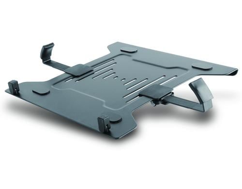 Icy Box IB-MSA101-LH, Notebookhalterung für Monitorständer mit VESA, 75x75, 100x100