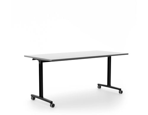 Profim Tisch U-Connect 3490-24 160 x 80 cm, Hellgrau, Schwarz