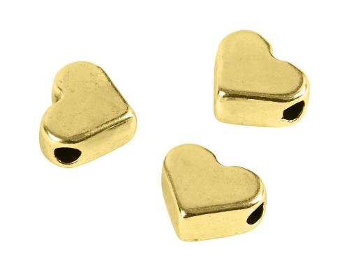 Creativ Company Abstandsperlen 5.5x7 mm, gold, 3 Stk.