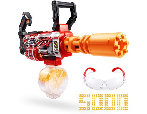X-Shot Hyper Gel Gatling Blaster motorisiert mit Gel-Kugeln - EN71
