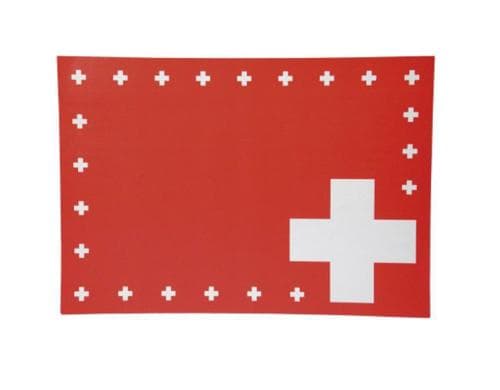 Tischsets Schweizerkreuz 40x30cm, 8 Stück