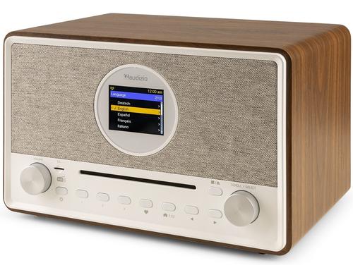 Audizio LuccaWH Internet Radio, DAB+, FM, CD, BT, holzoptik