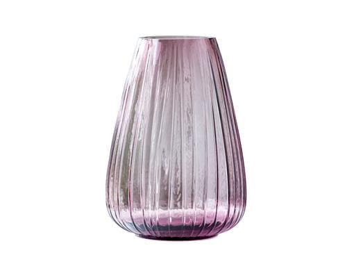 Bitz Vase Kusintha Pink 22cm 1 Stück, aus Glas, H: 22cm