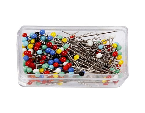 Creativ Company Stecknadeln mit Plastikkopf, 31 mm, 200 Stk