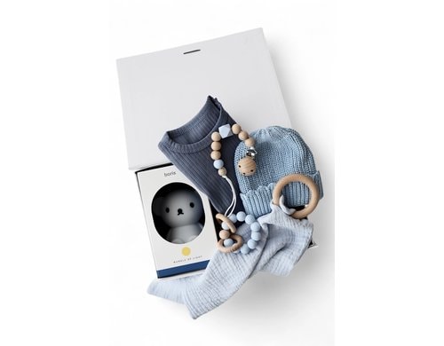 Baby Geschenkbox Blau Ascona Boris