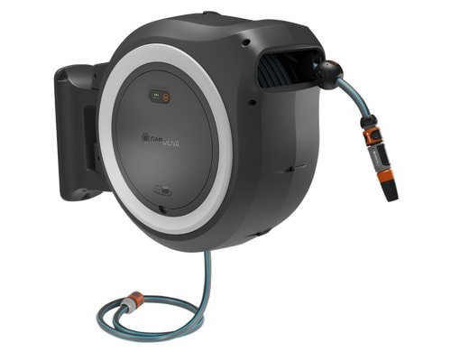 Gardena Akku-Wand-Schlauchbox PowerRoll XXL 18V P4A Ready-To-Use Set (weiss) 40 m