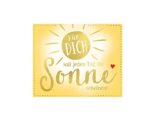 Depesche Wunscherfüller Soundbox Sonne 9.5x11.2x3.5cm, Karton