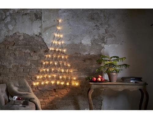 Star Trading Netzlichterkette Star Curtain 120 cm x 90 cm, 55 LEDs, Indoor