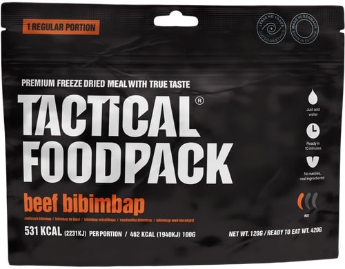 TFP Rindfleisch Bibimbap Netto-Gewicht: 120g Zubereitet: 420g