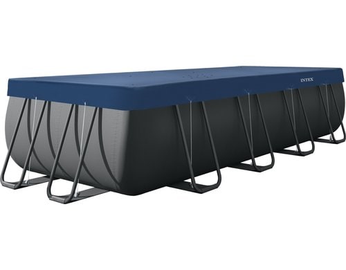 5,49m x 2,74m rechteckige Allwetter-Deluxe Dunkelblau