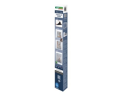 IS Teleskopfenster STRETCH 80x90cm anthrazit