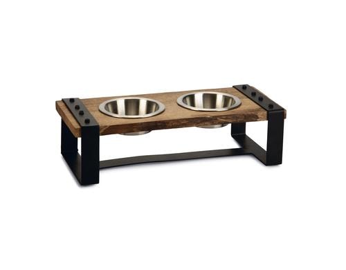 Designed by Lotte Holz Hundenapf Set Karinto 2x350ml Braun