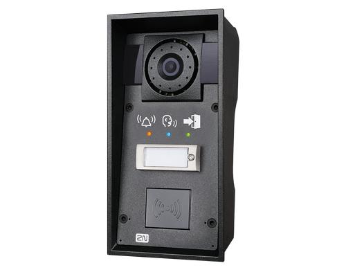 2N IP Force 1 Ruf+Pikto+HD Kam+10W+RFID Türsprechstelle, integrierter Kontakt, IP69