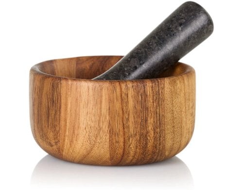 AdHoc Mörser Taru Akazienholz/Granit, 13 x 6.8 cm (DxH)