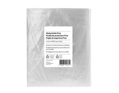 FTM Abdeckplane fine 4x5m, 8my, HDPE, 150gr., 20er Set