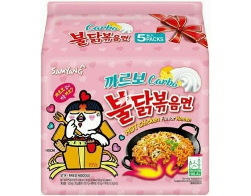 Buldak Hot Chicken Ramen Carbonara 5 x 130 g