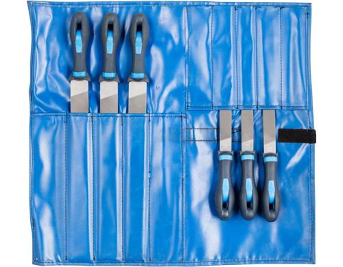 PFERD Werkstattfeilen-Set 6-tlg. 200/300mm in Rolltasche, universell