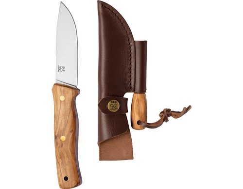 OYO Messer FEMUNDEN Klingenlänge: 9,7 cm, mit Lederscheide