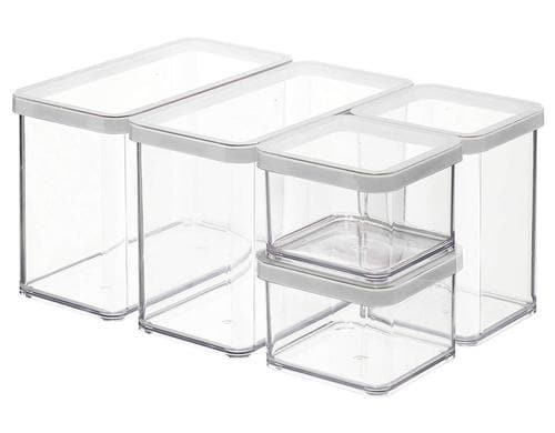 Rotho Set Premium Dosen 5 tlg. LOFT 30 x 21 x 15