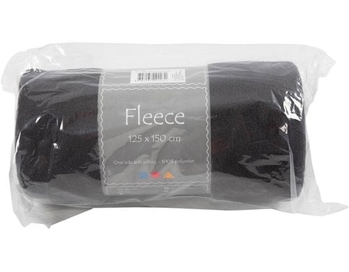 Creativ Company Fleece 125 cm x 150 cm 200 g, Grau