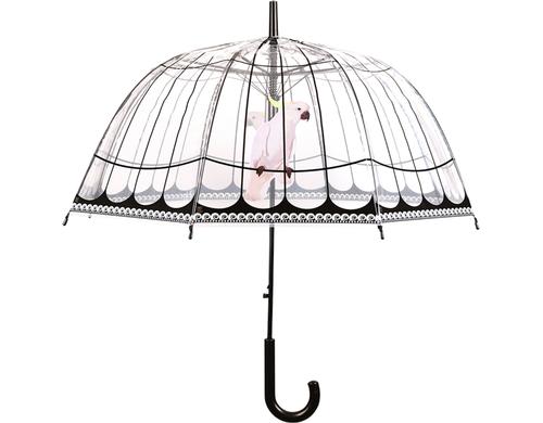Esschert Design Regenschirm Vogelkäfig transparent, 81x84x83.3 cm (LxHxB)