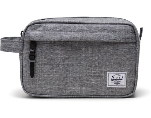 Herschel Chapter Travel Kit Raven Crosshatch