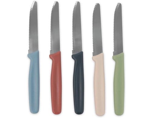 GOURMETmaxx Frühstücksmesser Wellenschliff 5er Set