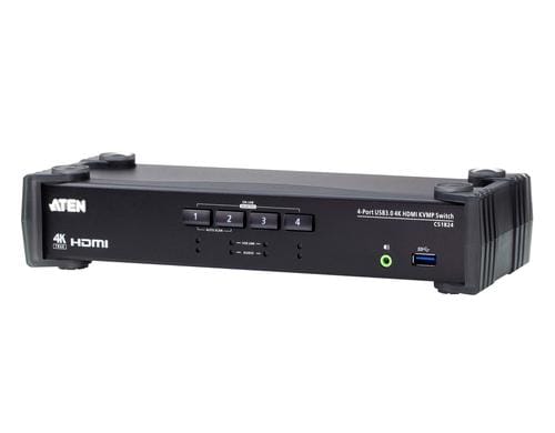 Aten CS1824: HDMI 4K/60Hz KVM Switch, 2Port USB3.0, inkl. KVM Kabel