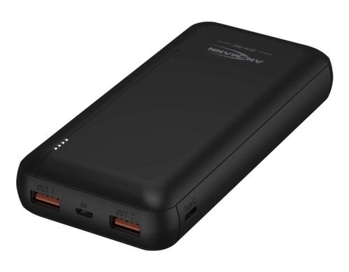 Ansmann Powerbank 20000 mAh PB320PD QC3.0, 20000 mAh