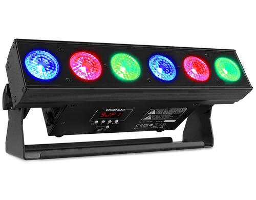 BeamZ BBB612 Akku LED Bar, 6x 12W 6-in-a LEDs