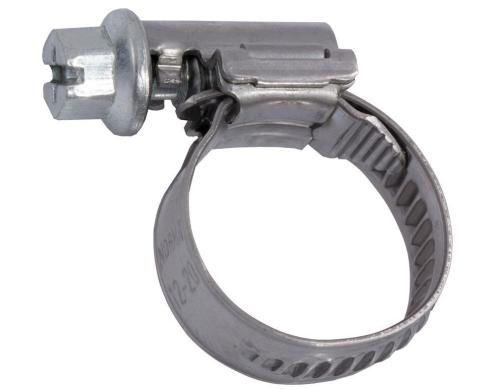 ALBA Schlauchklemme Aus Stahl mit Spannweite 12-22mm